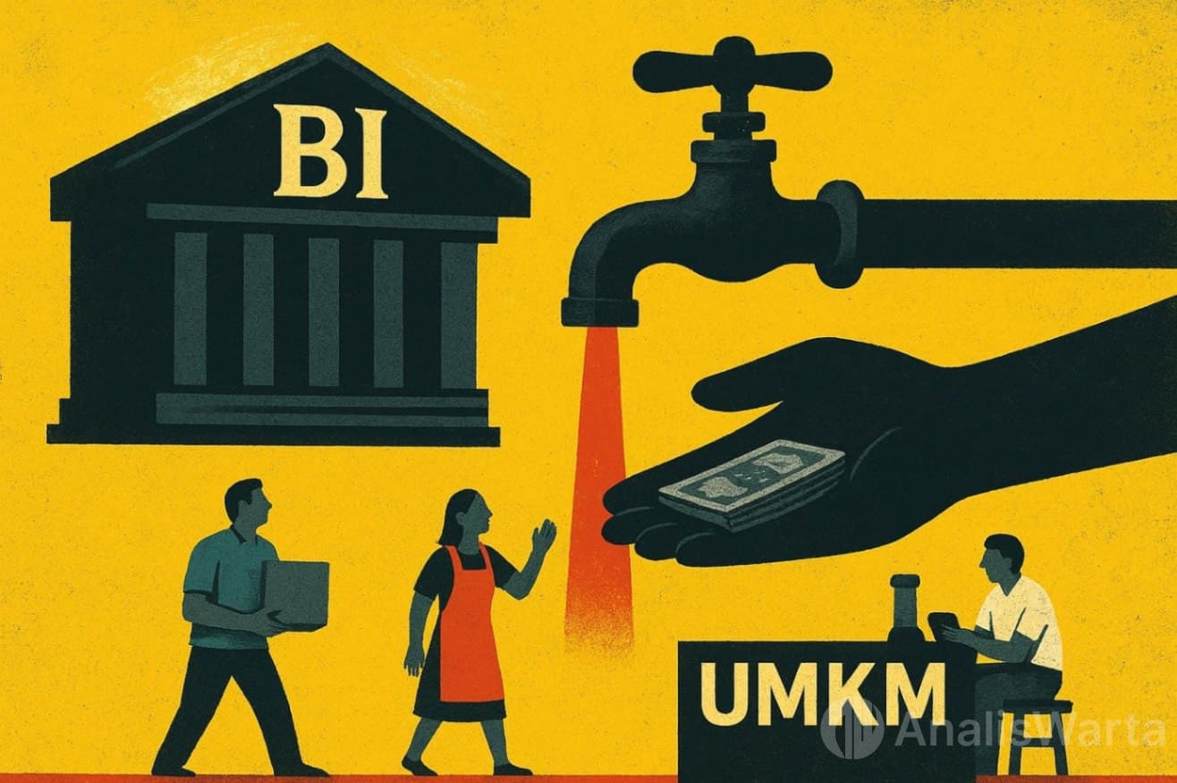 Kredit Mandek, BI Dikecam: UMKM Seret, Korporasi Pesta Likuiditas