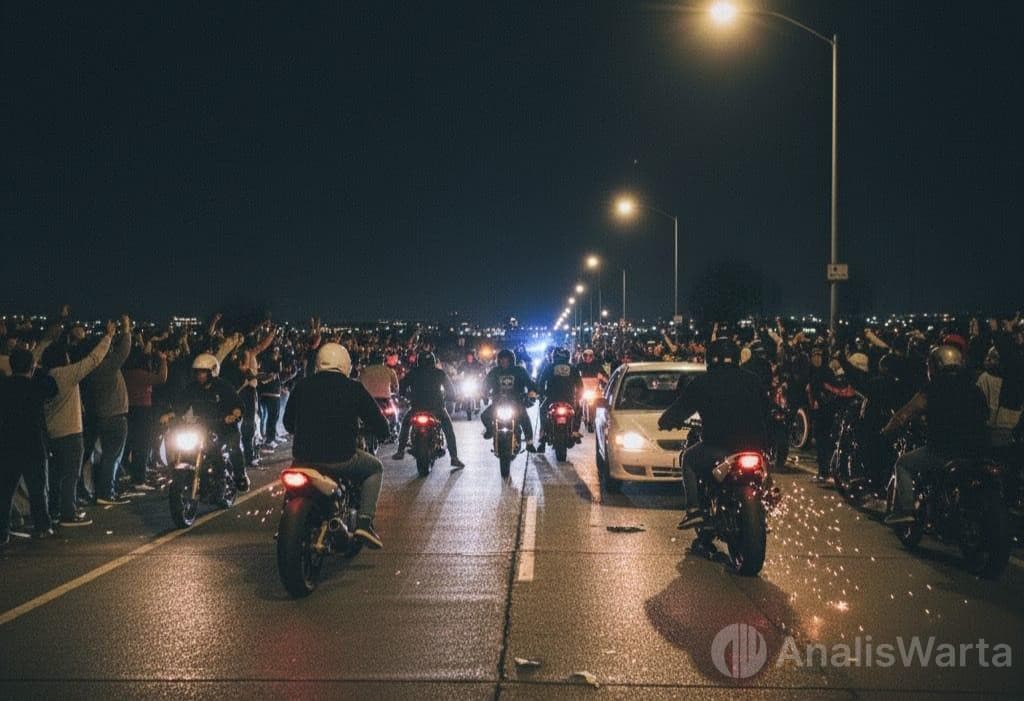 Deru Knalpot Tengah Malam, Teror Balap Liar Bayangi Arteri Supadio